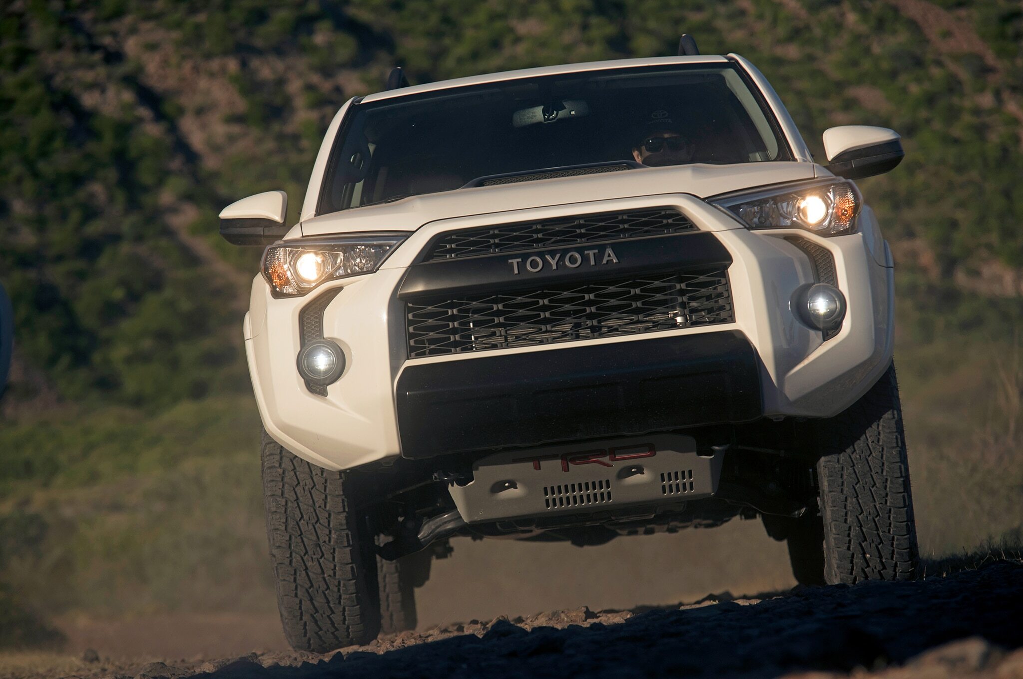 2019-Toyota-4Runner-TRD-Pro-front-in-motion